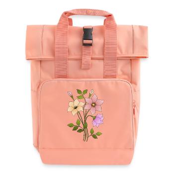 Blumen - Sac à dos Roll Top à deux anses - rose liberty - Devant