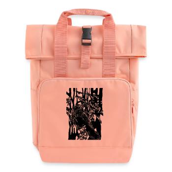 Rabe - Rolltop Rucksack mit zwei Griffen - Chintzrosa - Vorne