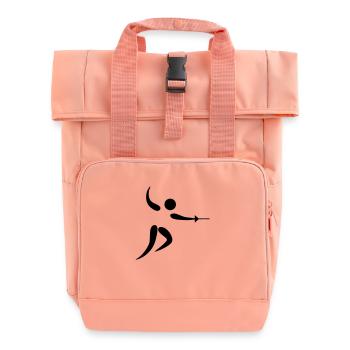 fencing os - Rolltop Rucksack mit zwei Griffen - Chintzrosa - Vorne