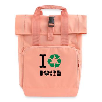 I Recycle - Sac à dos Roll Top à deux anses - rose liberty - Devant