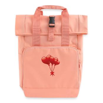 Coeurs De - Sac à dos Roll Top à deux anses - rose liberty - Devant