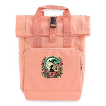Fee Hexe - Rolltop Rucksack mit zwei Griffen - Chintzrosa - Vorne