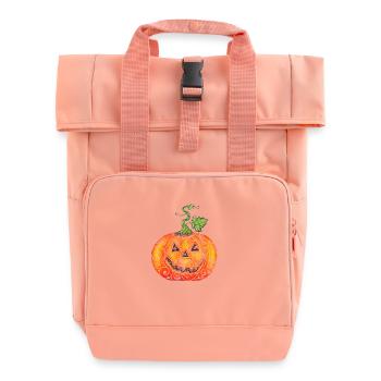 Citrouille - Sac à dos Roll Top à deux anses - rose liberty - Devant