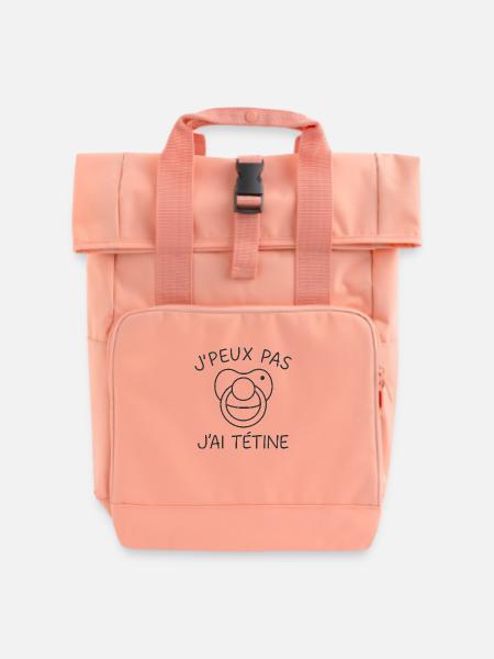 J'peux pas j'ai tétine - Sac à dos Roll Top à deux anses - rose liberty