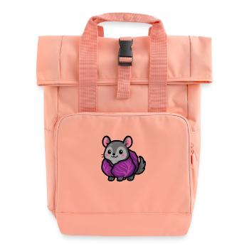 Chinchi-Kohl - Rolltop Rucksack mit zwei Griffen - Chintzrosa - Vorne