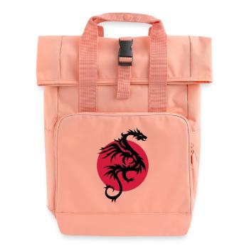DRAGON SUN - Rolltop Rucksack mit zwei Griffen - Chintzrosa - Vorne