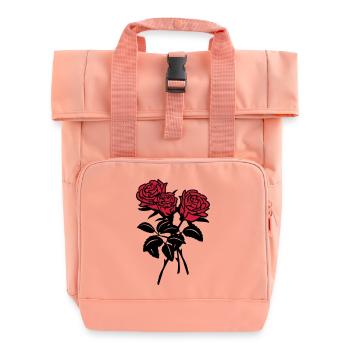 roses - Sac à dos Roll Top à deux anses - rose liberty - Devant