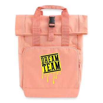Dream Team - Rolltop Rucksack mit zwei Griffen - Chintzrosa - Vorne
