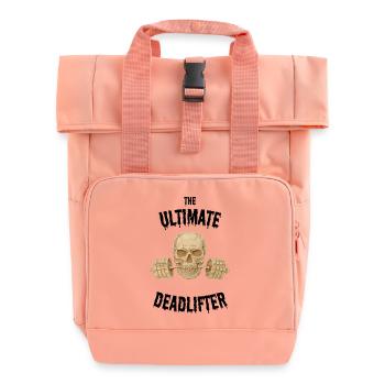 Skull gym - Rolltop Rucksack mit zwei Griffen - Chintzrosa - Vorne
