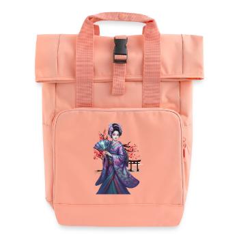 Schöne Geisha | Endgültige Revision | Extrablatt - Rolltop Rucksack mit zwei Griffen - Chintzrosa - Vorne