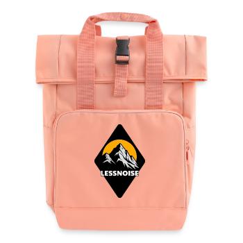 Less_Noise - Rolltop Rucksack mit zwei Griffen - Chintzrosa - Vorne
