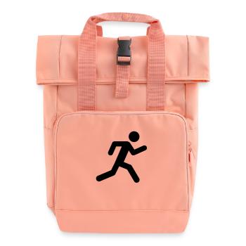 man_run__f1 - Sac à dos Roll Top à deux anses - rose liberty - Devant