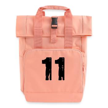 11 - Rolltop Rucksack mit zwei Griffen - Chintzrosa - Vorne