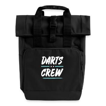 Équipe de fléchettes - Sac à dos Roll Top à deux anses - noir - Devant