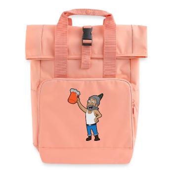 Birthday Boy - Roll Top Backpack with Two Handles - chintz rose - Front