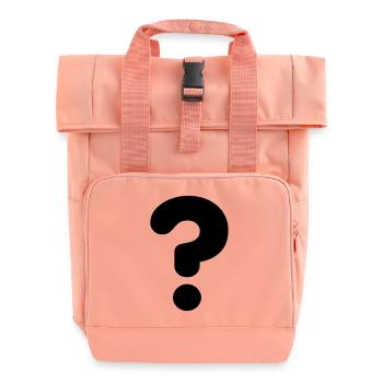 Image question mark # - Roll Top Backpack with Two Handles - chintz rose - Front