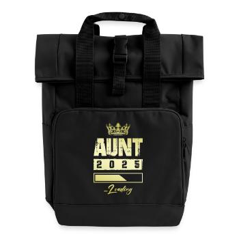 Tante 2025 Loading - Rolltop Rucksack mit zwei Griffen - Schwarz - Vorne