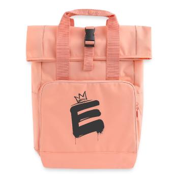 E - Rolltop Rucksack mit zwei Griffen - Chintzrosa - Vorne
