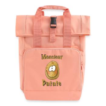 Herr Kartoffelkopf - Rolltop Rucksack mit zwei Griffen - Chintzrosa - Vorne