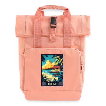 Découvrez le paradis tropical du Belize - Sac à dos Roll Top à deux anses - rose liberty - Devant