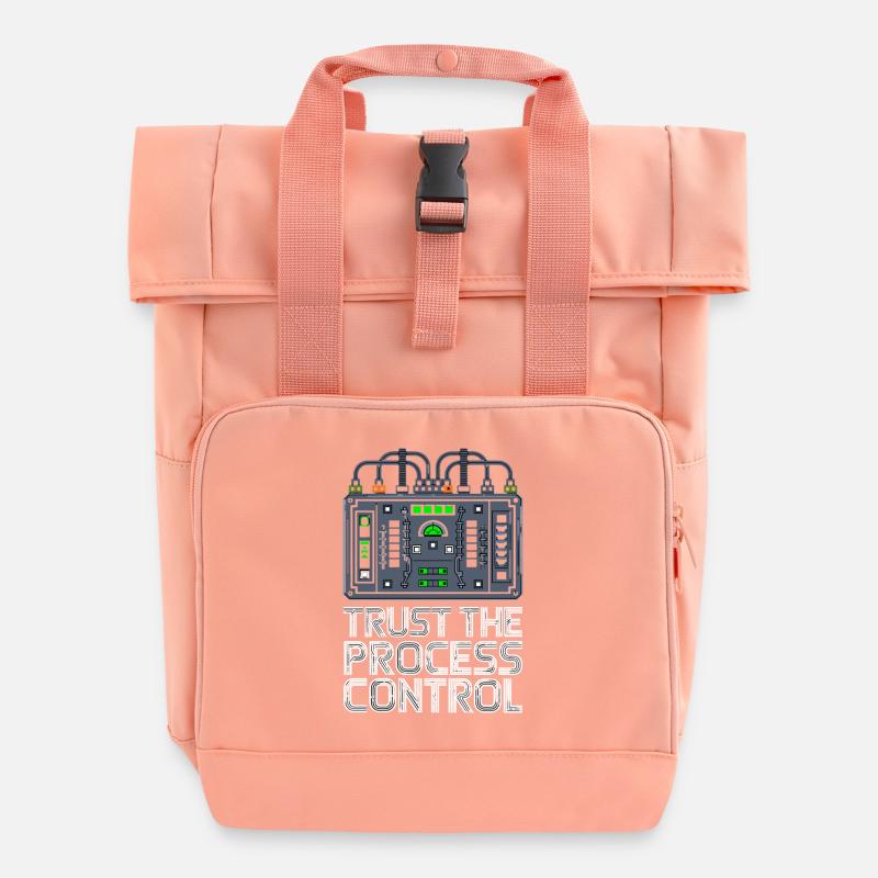 Faites confiance au contrôle de processus Prozessleittechnik - Sac à dos Roll Top à deux anses - rose liberty
