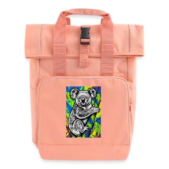Koala - Rolltop Rucksack mit zwei Griffen - Chintzrosa - Vorne