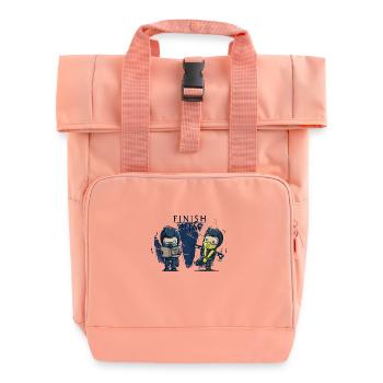 Finish him if you can - Sac à dos Roll Top à deux anses - rose liberty - Devant