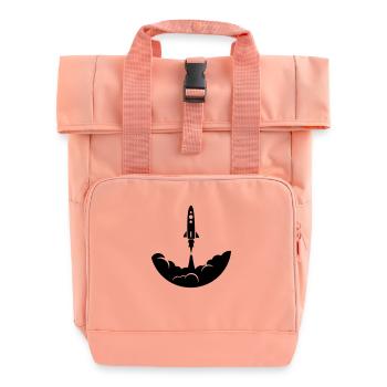 Fusée spatiale - Sac à dos Roll Top à deux anses - rose liberty - Devant