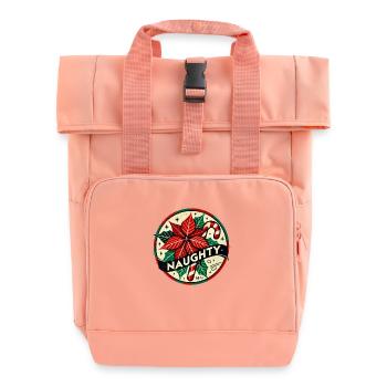 Naughty - Roll Top Backpack with Two Handles - chintz rose - Front
