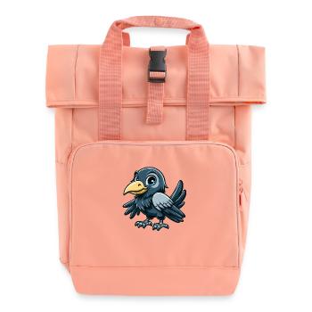Enfant corbeau - Sac à dos Roll Top à deux anses - rose liberty - Devant