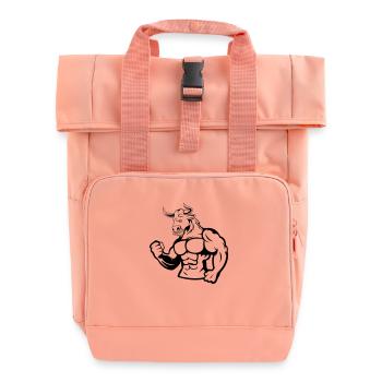 stier fitness - Rolltop Rucksack mit zwei Griffen - Chintzrosa - Vorne