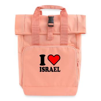 Israël - Sac à dos Roll Top à deux anses - rose liberty - Devant