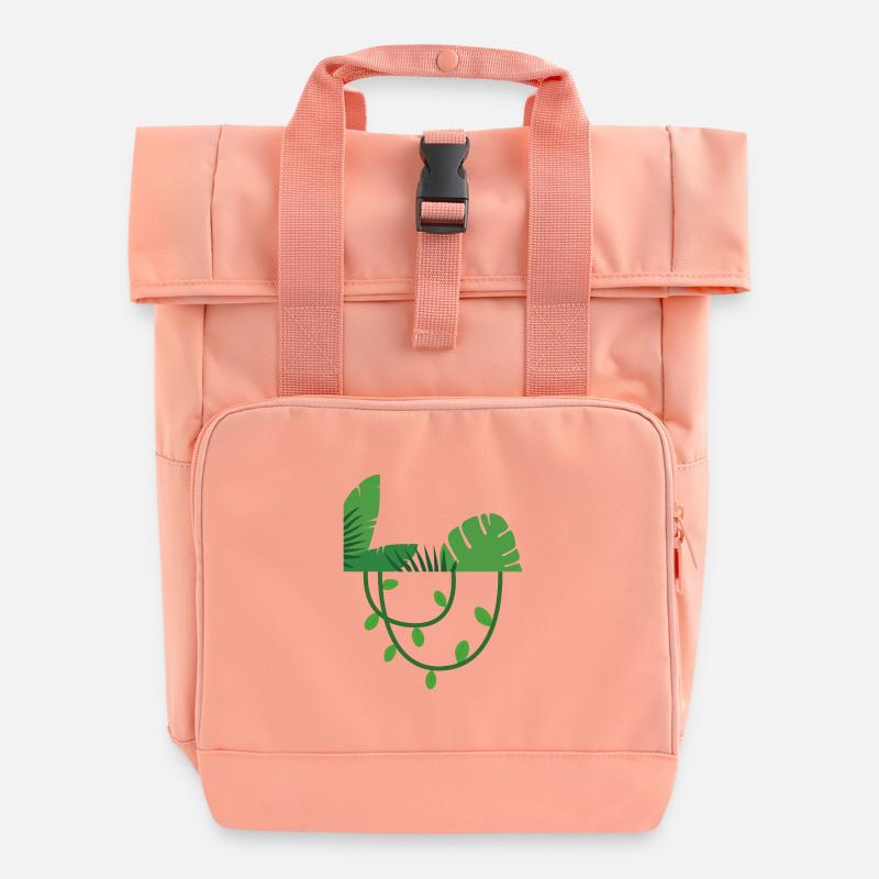 Nature moderne - Sac à dos Roll Top à deux anses - rose liberty