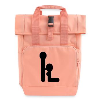 L SEx - Sac à dos Roll Top à deux anses - rose liberty - Devant
