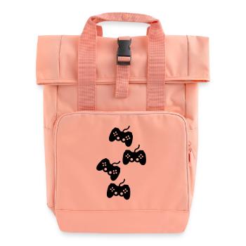 spiele - Rolltop Rucksack mit zwei Griffen - Chintzrosa - Vorne