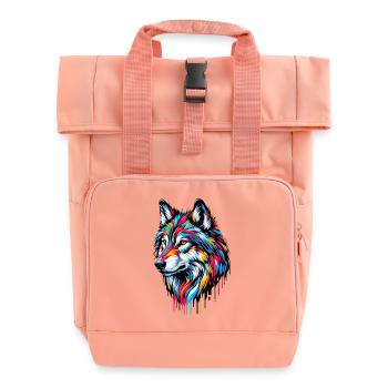 Loup - Sac à dos Roll Top à deux anses - rose liberty - Devant