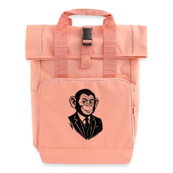 Ape – Ego – Eco - Roll Top Backpack with Two Handles - chintz rose - Front