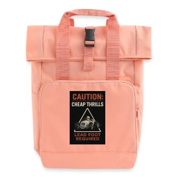 Avertissement de conduite dangereuse - Sac à dos Roll Top à deux anses - rose liberty - Devant