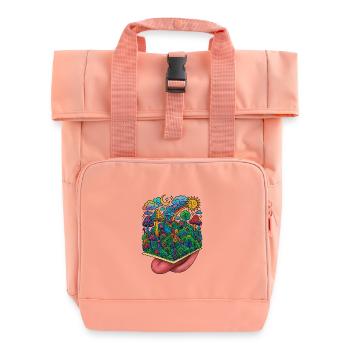 Acid Trip  - Rolltop Rucksack mit zwei Griffen - Chintzrosa - Vorne