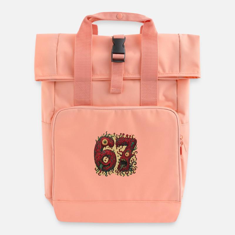 ZOMBIE SIXSEVEN - Sac à dos Roll Top à deux anses - rose liberty