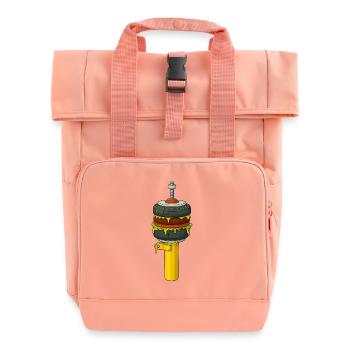 BurgAir  - Rolltop Rucksack mit zwei Griffen - Chintzrosa - Vorne