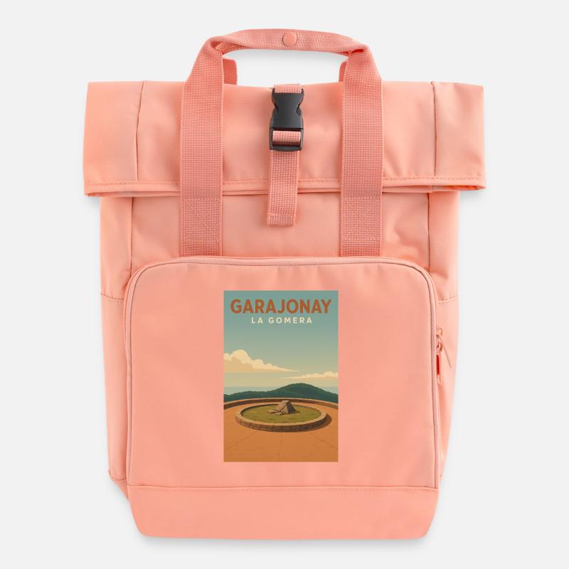 Montana de Garajonay - Sac à dos Roll Top à deux anses - rose liberty