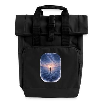 Far North - Roll Top Backpack with Two Handles - black - Front