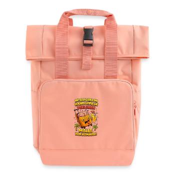 Malle Here we come - Roll Top Backpack with Two Handles - chintz rose - Front
