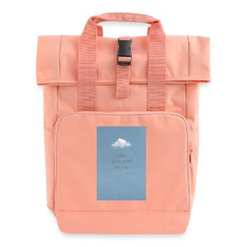 Calm looks good on you  - Rolltop Rucksack mit zwei Griffen - Chintzrosa - Vorne
