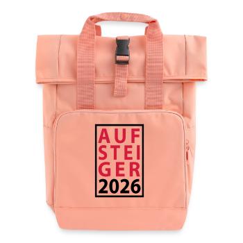 Aufsteiger 2026 Aufstieg - Rolltop Rucksack mit zwei Griffen - Chintzrosa - Vorne