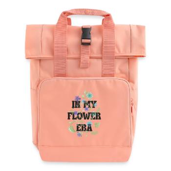 Florale Pfade der Blüten - Rolltop Rucksack mit zwei Griffen - Chintzrosa - Vorne