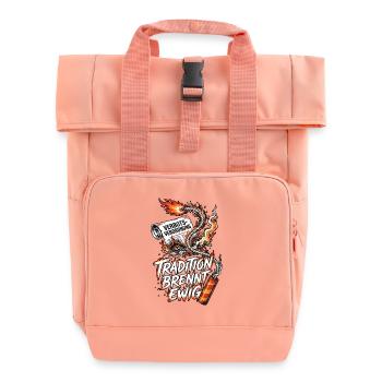 Tradition Brennt Ewig Pyro - Rolltop Rucksack mit zwei Griffen - Chintzrosa - Vorne