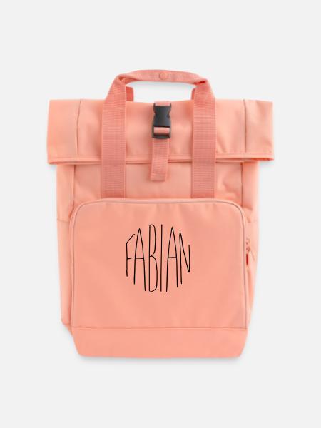Fabian Geschenk - Rolltop Rucksack mit zwei Griffen - Chintzrosa