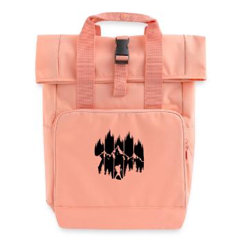 trip - Roll Top Backpack with Two Handles - chintz rose - Front